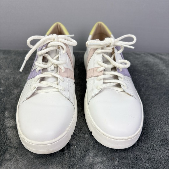 Vionic Women‎ Size 9.5 Accent Sneakers Leather Casual Comfort Shoes - Picture 2 of 12